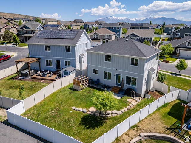 7859 N Sagebrush Ln, Eagle Mountain, UT 84005 - aerial perspective of suburban area with mountains