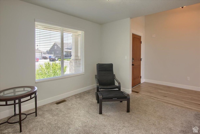 4016 W 625 S, West Point, UT 84015 - sitting room featuring plenty of natural light, carpet flooring, and baseboards