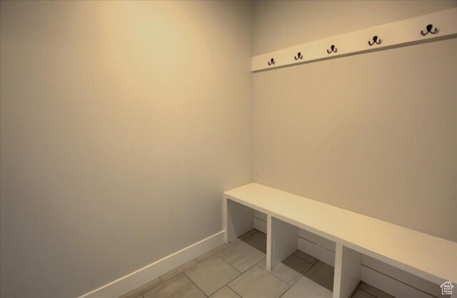 4016 W 625 S, West Point, UT 84015 - mudroom with light tile patterned floors and baseboards