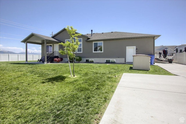 4016 W 625 S, West Point, UT 84015 - rear view of property featuring stucco siding