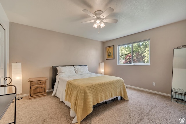 775 N 250 W, Springville, UT 84663 - bedroom featuring light colored carpet, baseboards, and a ceiling fan