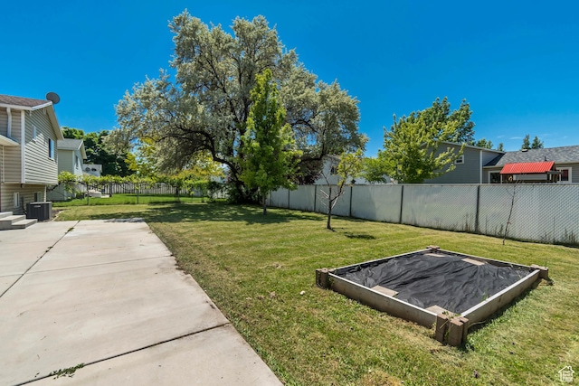 775 N 250 W, Springville, UT 84663 - view of yard with cooling unit and a patio area