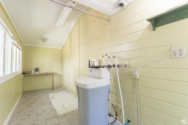 3180 Porter Ave, Ogden, UT 84403 - laundry room featuring hookup for a washing machine and brick patterned floors