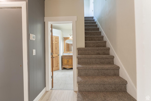 3180 Porter Ave, Ogden, UT 84403 - staircase with baseboards