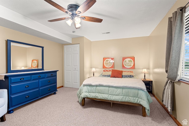 11770 S Dry Creek Rd, Sandy, UT 84094 - carpeted bedroom with baseboards and ceiling fan