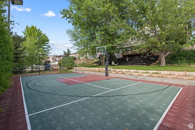 11770 S Dry Creek Rd, Sandy, UT 84094 - view of sport court with community basketball court