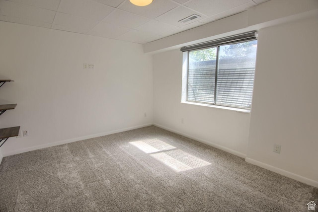 8183 S 2420 W, West Jordan, UT 84088 - carpeted spare room with a drop ceiling and baseboards