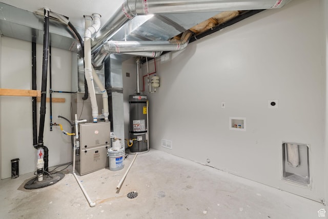 387 N 300 E, Payson, UT 84651 - unfinished below grade area featuring water heater