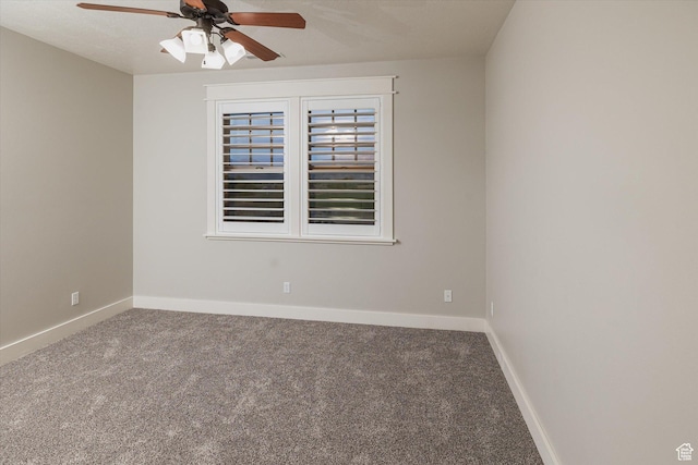 1697 S 3200 W, Logan, UT 84321 - carpeted spare room featuring ceiling fan and baseboards
