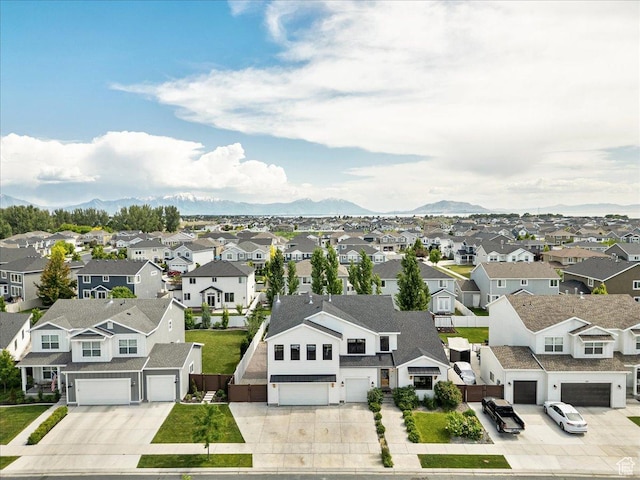 144 E 150 N, Vineyard, UT 84059 - aerial perspective of suburban area with a mountain backdrop