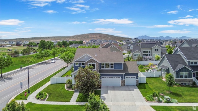 541 N Trek Rd, Saratoga Springs, UT 84045 - aerial view of residential area with mountains
