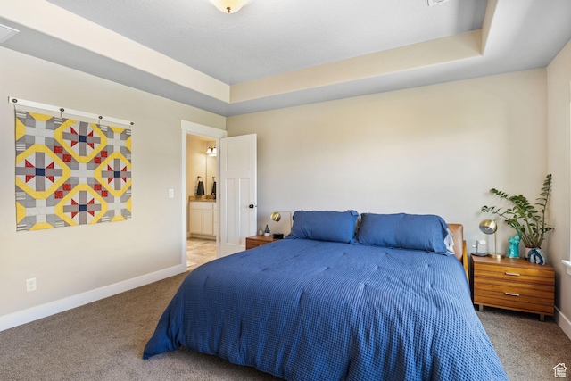 541 N Trek Rd, Saratoga Springs, UT 84045 - bedroom with carpet flooring, baseboards, and ensuite bathroom