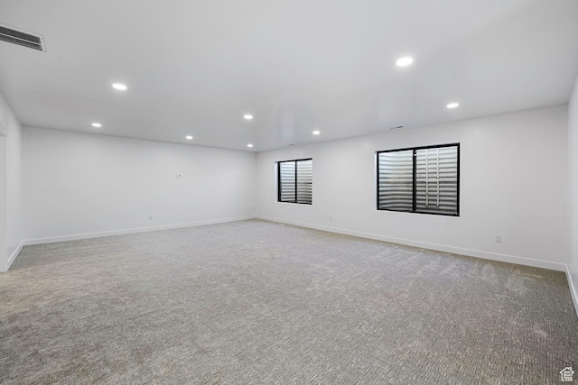 12719 S Outlaw Pl E, Draper, UT 84020 - carpeted spare room featuring recessed lighting and baseboards