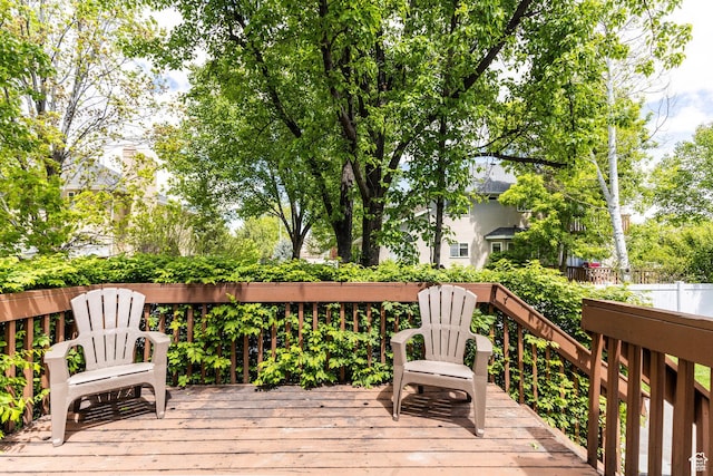 497 E Spruce Glen Rd, Murray, UT 84107 - view of wooden deck