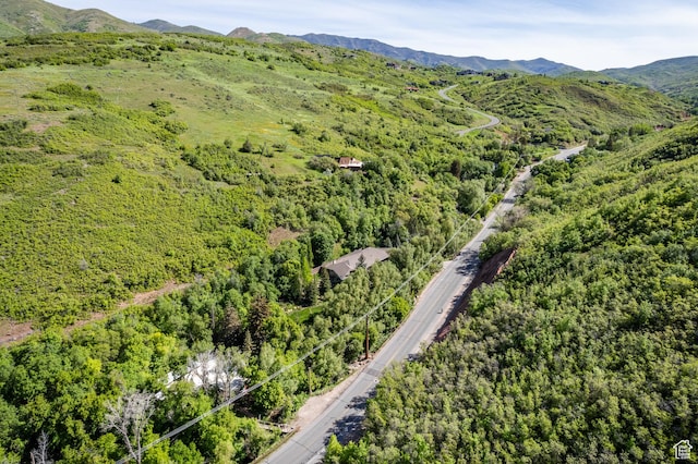 5623 E Emigration Canyon Rd, Emigration Canyon, UT 84108 - bird's eye view of a forest and a mountain backdrop