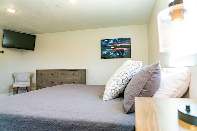 300 S 100th St W, Garden City, UT 84028 - bedroom with a textured ceiling and recessed lighting
