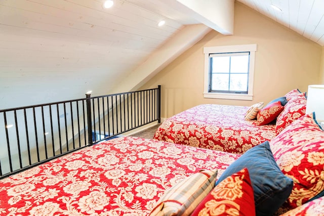 300 S 100th St W, Garden City, UT 84028 - carpeted bedroom featuring lofted ceiling and recessed lighting