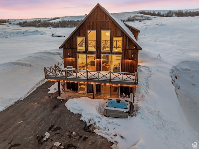 689 N Cambry Dr, Garden City, UT 84028 - view of front facade with a wooden deck