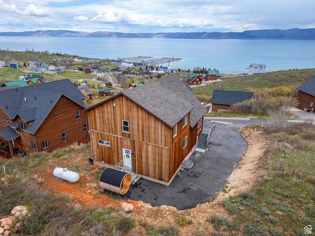 689 N Cambry Dr, Garden City, UT 84028 - view of subject property with a water and mountain view
