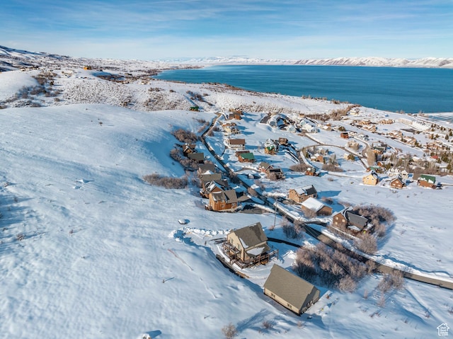 689 N Cambry Dr, Garden City, UT 84028 - aerial view of property and surrounding area with a large body of water