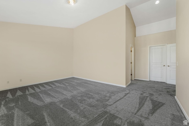 1267 E Hickenlooper Way S, Draper, UT 84020 - bonus room with carpet flooring, lofted ceiling, and baseboards