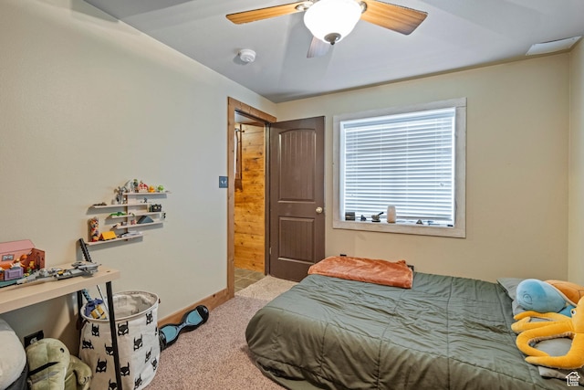 14745 N 8375 E, Spring City, UT 84662 - bedroom with carpet flooring and ceiling fan