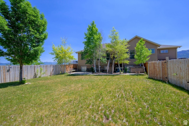 14745 N 8375 E, Spring City, UT 84662 - view of yard with stairs and a patio