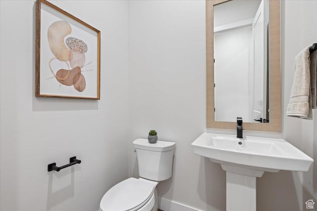 5854 N Fox Canyon Rd, Lehi, UT 84043 - bathroom with toilet and baseboards