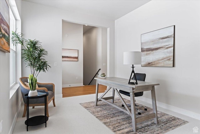 5854 N Fox Canyon Rd, Lehi, UT 84043 - carpeted home office featuring baseboards