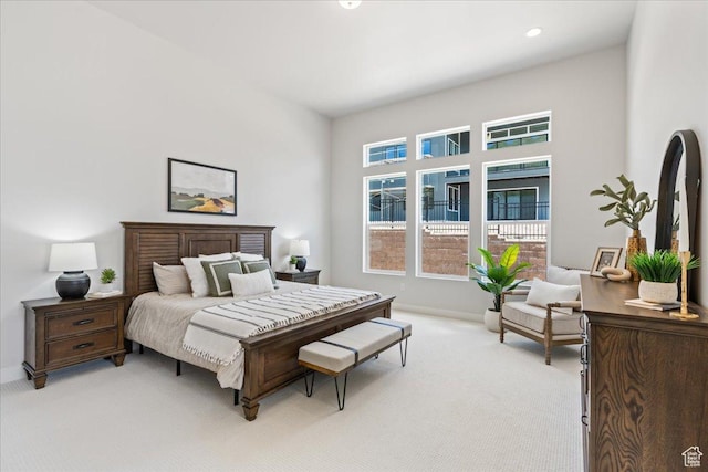 5854 N Fox Canyon Rd, Lehi, UT 84043 - bedroom with light carpet and baseboards