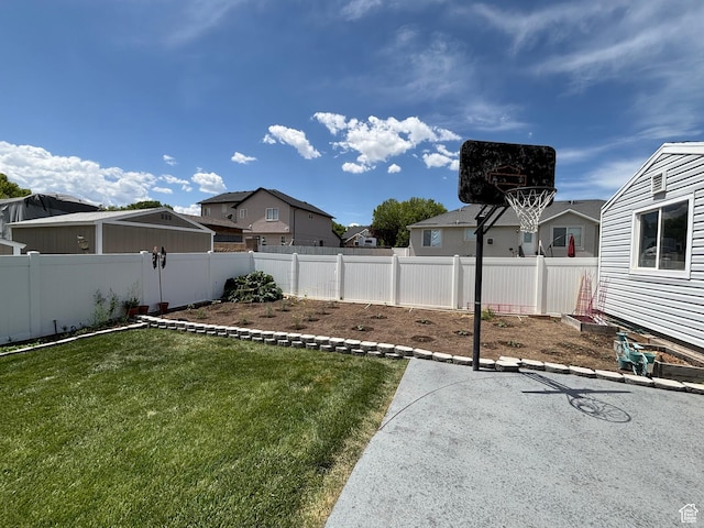 5029 W Copper Meadow Ln S, West Jordan, UT 84088 - fenced backyard with a residential view and a patio area