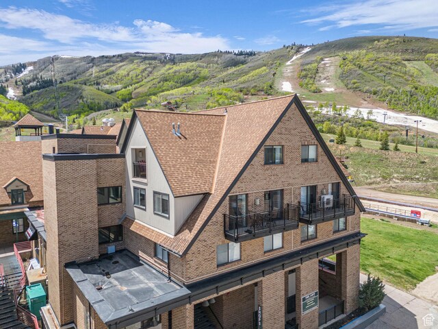 1401 Lowell Ave Unit 31, Park City, UT 84060 - drone / aerial view of a mountain backdrop