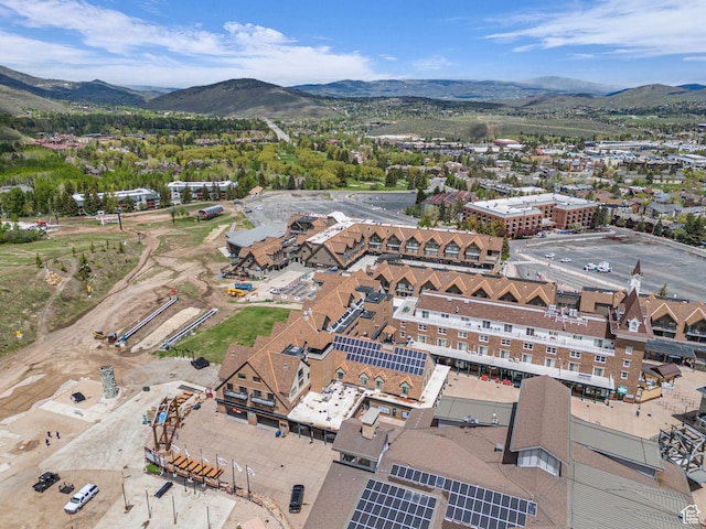 1401 Lowell Ave Unit 31, Park City, UT 84060 - aerial overview of property's location with a mountainous background