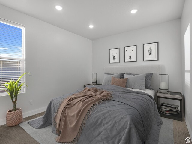 1618 E 3300 S, Millcreek, UT 84106 - carpeted bedroom featuring recessed lighting and baseboards