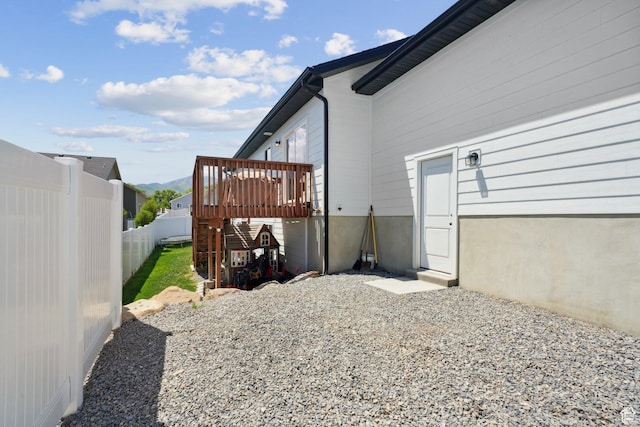 384 N 600 E, Payson, UT 84651 - view of property exterior featuring a wooden deck