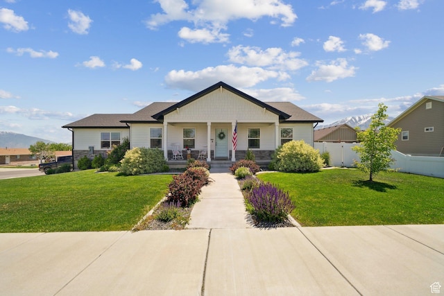 384 N 600 E, Payson, UT 84651 - view of front of house with covered porch and stone siding