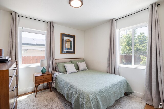 1217 Talisman Dr, Salt Lake City, UT 84116 - bedroom with baseboards and light wood-type flooring