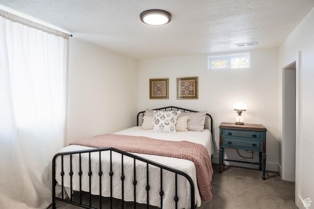 1217 Talisman Dr, Salt Lake City, UT 84116 - carpeted bedroom featuring a textured ceiling