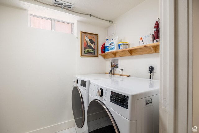 1217 Talisman Dr, Salt Lake City, UT 84116 - laundry area with independent washer and dryer