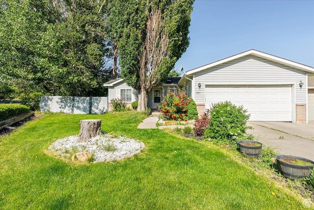 1687 Kylee Ln, Ogden, UT 84404 - view of yard featuring concrete driveway