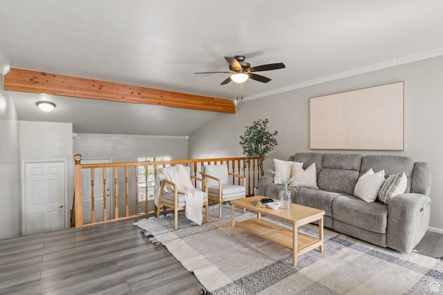 4478 S Balmoral Way, West Valley City, UT 84119 - living room with ceiling fan and wood finished floors