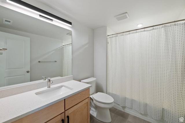 7862 S Danish Pine Ln, Salt Lake City, UT 84121 - full bath featuring vanity, toilet, and a shower with shower curtain