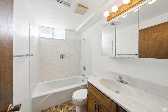 232 N 600 E, Orem, UT 84097 - bathroom featuring toilet, vanity, and shower / bathtub combination