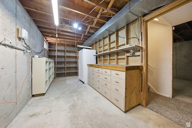 232 N 600 E, Orem, UT 84097 - unfinished below grade area featuring freestanding refrigerator