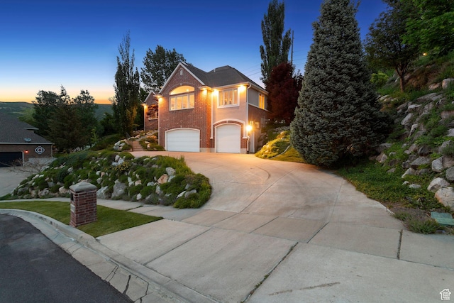 603 S Temple Hill Cir E, Bountiful, UT 84010 - traditional-style house with an attached garage and concrete driveway