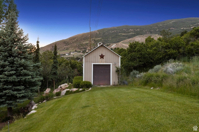 603 S Temple Hill Cir E, Bountiful, UT 84010 - exterior space with a mountain view
