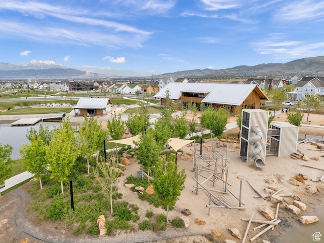 11693 S Watercourse Rd, South Jordan, UT 84009 - mountain view featuring nearby suburban area