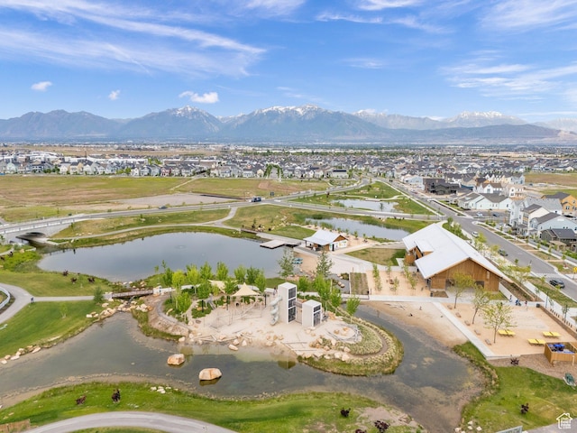 11693 S Watercourse Rd, South Jordan, UT 84009 - view of property location with a water and mountain view and nearby suburban area