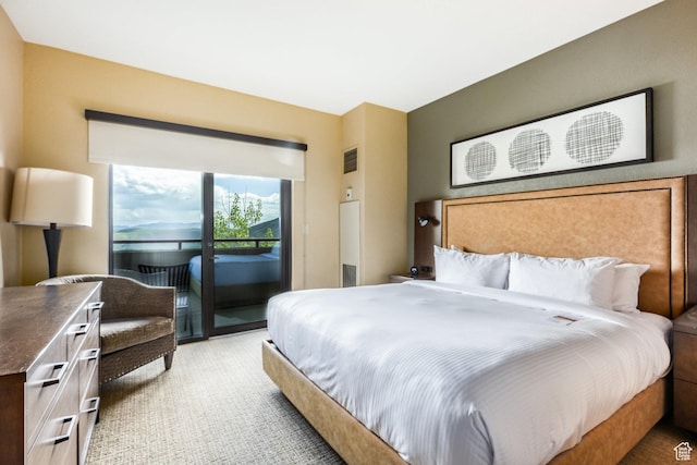 3855 Grand Summit Dr Unit 214Q1, Park City, UT 84098 - bedroom with access to exterior and light carpet