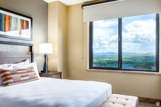 3855 Grand Summit Dr Unit 214Q1, Park City, UT 84098 - bedroom featuring a mountain view
